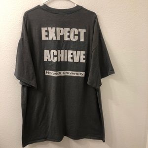 Norwhich Univeristy college t shirt gray 3XL